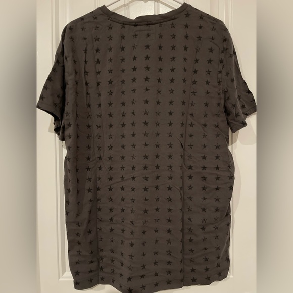 Express Men's Star Pattern Gray T-Shirt - Picture 5 of 7